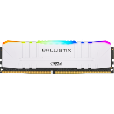 Crucial Ballistix RGB 8GB DDR4-3200 Desktop Gaming Memory (White) BL8G32C16U4WL Crucial Ballistix RGB 8GB DDR4-3200 Desktop Gaming Memory (White) BL8G32C16U4WL